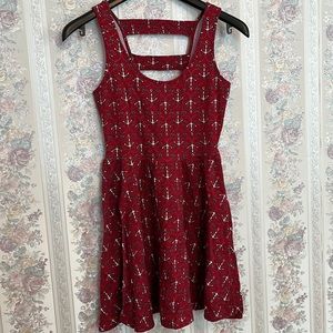 Hot Topic Sailor Anchor Dress M